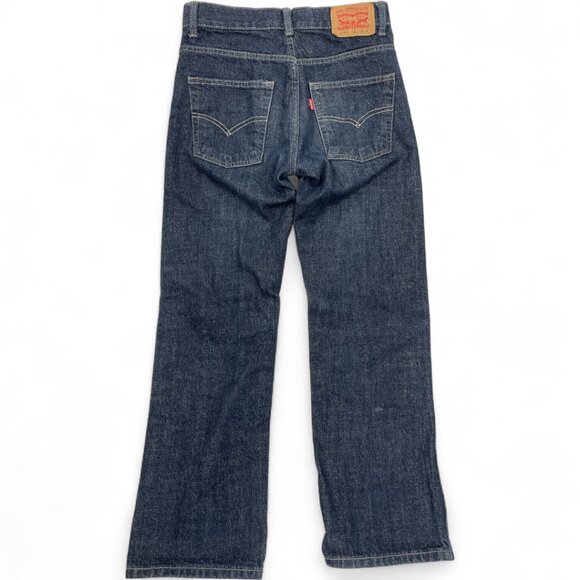 Levi’s 550 Relaxed Cotton Boys Denim Jeans 14 Slim W 25 x L 27 Dark Blue - Picture 4 of 10